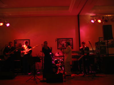 Band und Tanzfläche Hochzeit Eden Hotel